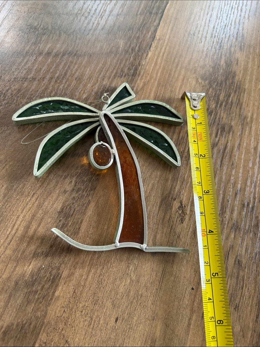 Stained Glass Palm Tree Ornament - Picture 3 of 3